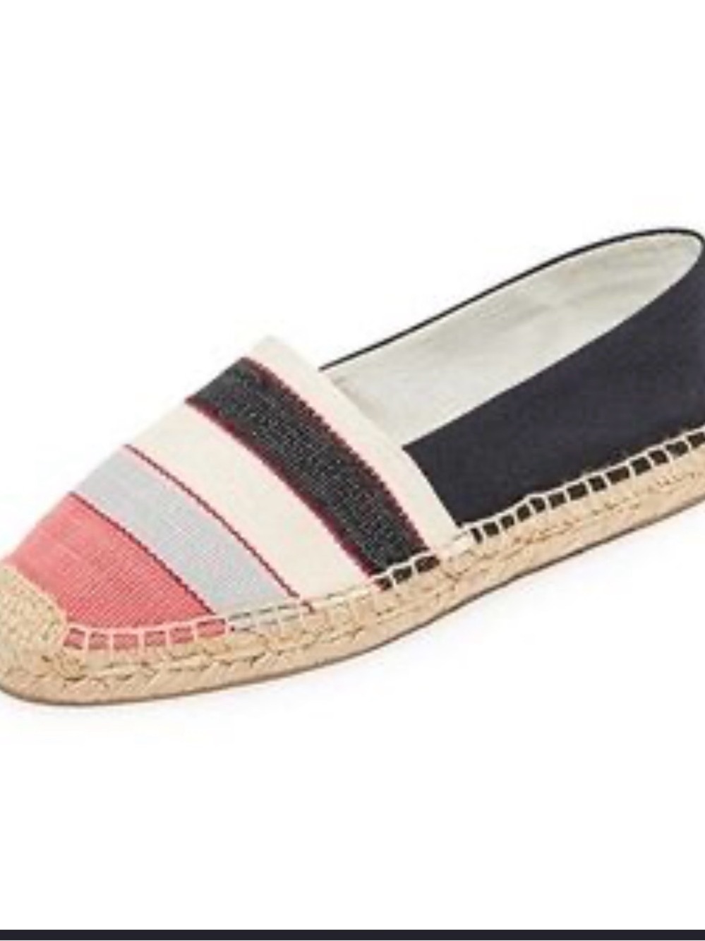 Sam Edelman Striped Canvas Espadrille Flats